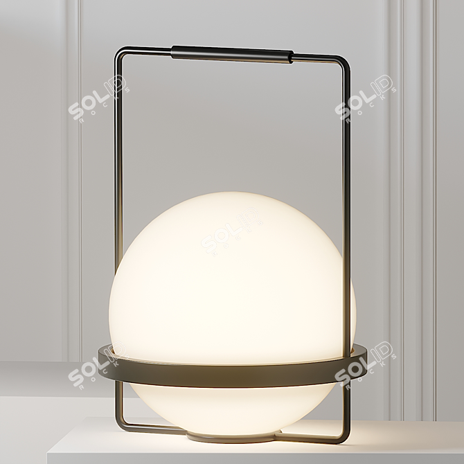 Vibia Palma: Elegant Table Lamp 3D model image 1