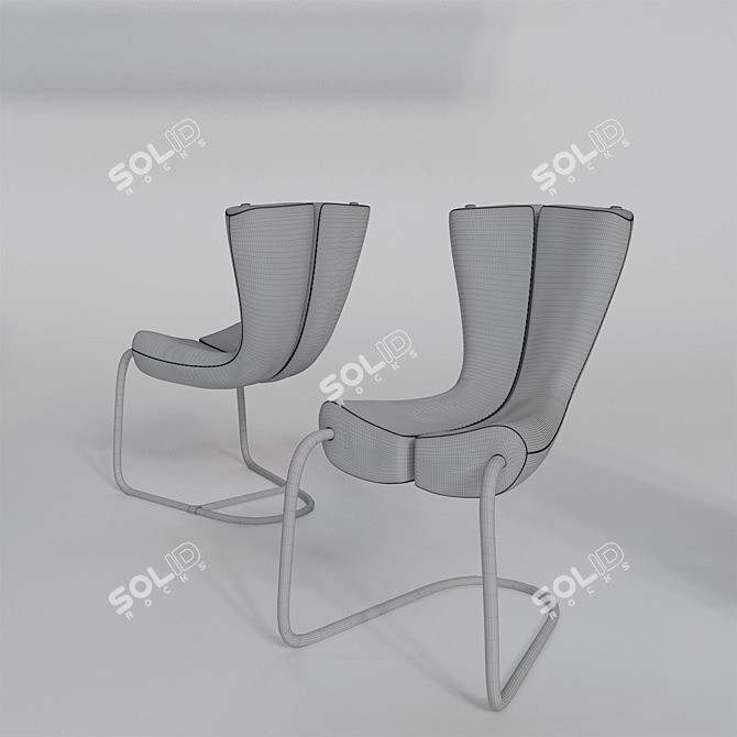 Komed Chair: Sleek Design by Marc 3D model image 3