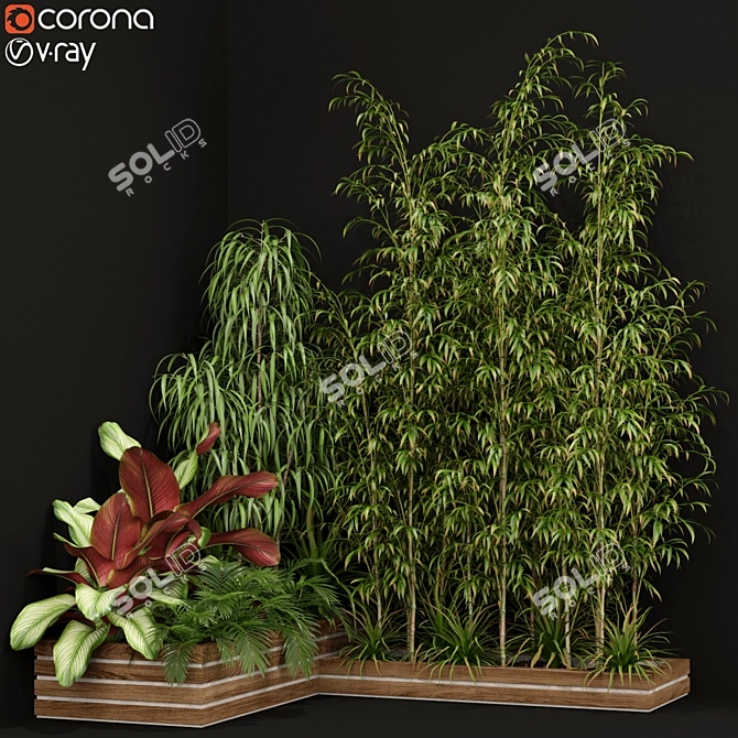 Infinite Greenery: Plants Collection 3D model image 1