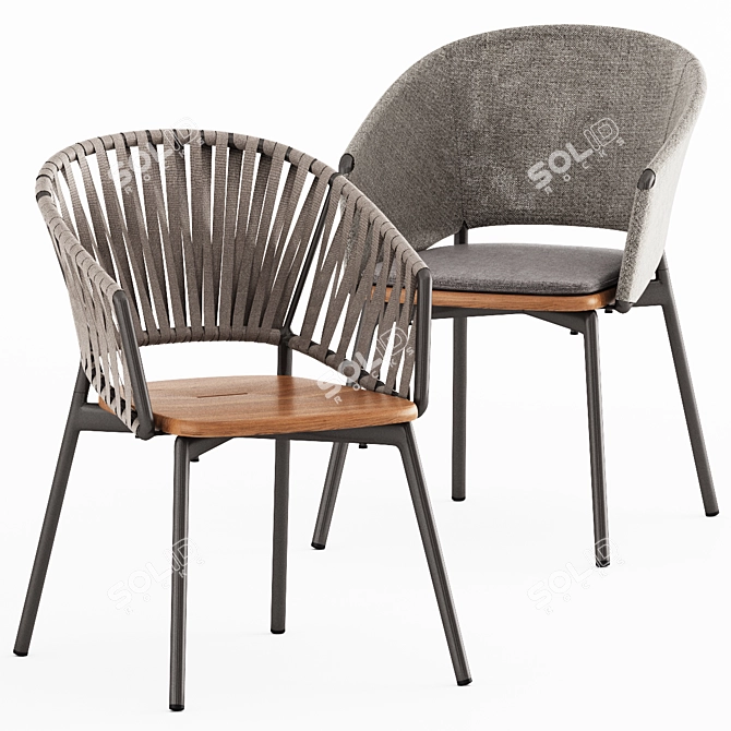 PIPER Comfort Chair by Roda - Modern Design! 3D model image 1