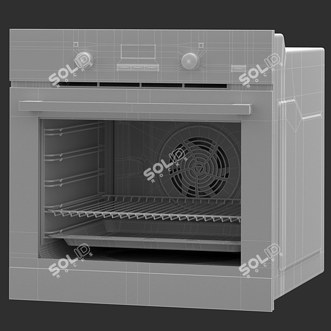 Electrolux EOB 53434 AK Electric Oven 3D model image 3