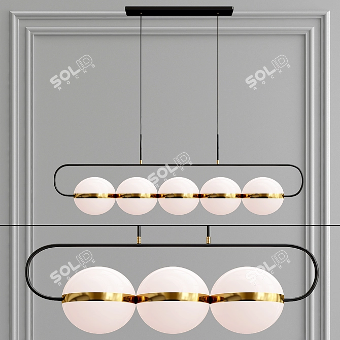 Sleek Illumination: Tagliato LED Linear 3D model image 1