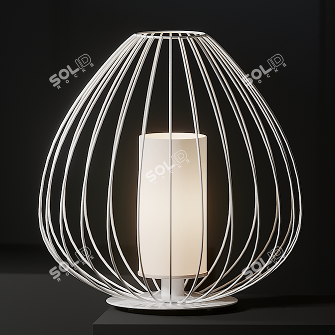 Ceill Table Lamp, Elegant Minimalism 3D model image 2