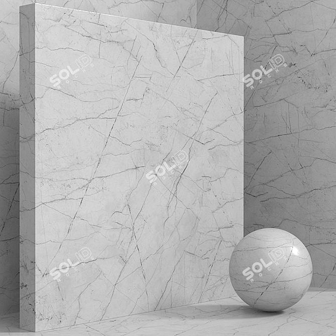 Seamless Marble Set - 119 3D model image 3