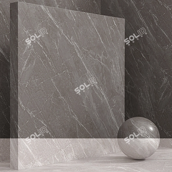 Title: Seamless Stone Material Set - 120 Pieces 3D model image 3