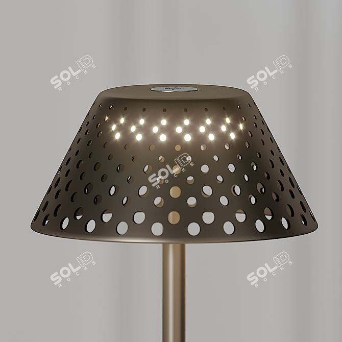 Platek Mesh Floor Lamp 3D model image 2