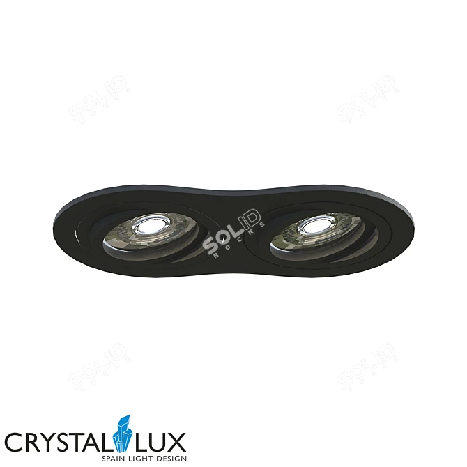 Crystal Lux CLT 001C2 BL Pendant Light 3D model image 1