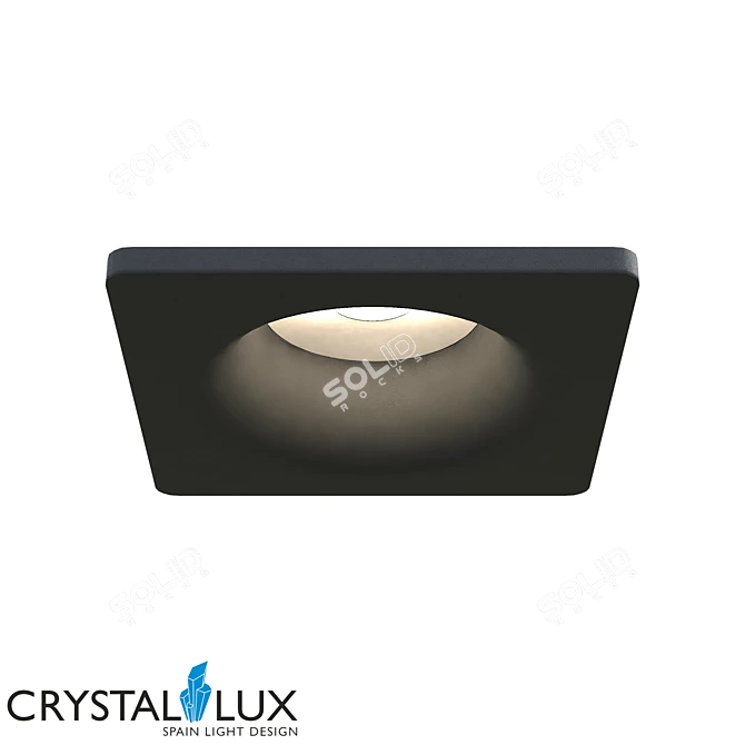 Crystal Lux CLT 003C1 BL - Modern Spanish Pendant 3D model image 1