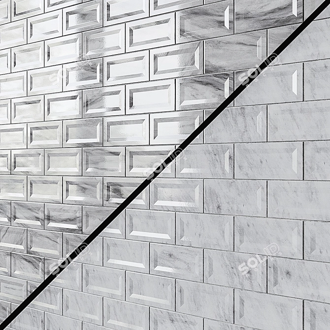 EQUIPE BARDIGLIO Ceramic Wall Tiles - Metro/Inmetro Collection 3D model image 2