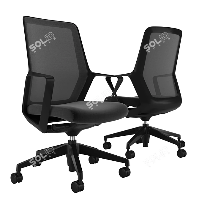 OFS Flexxy High Back Chair 3D model image 2