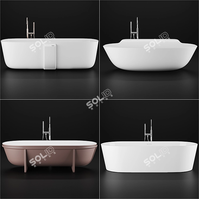 Luxury Falper Bath Collection 3D model image 1