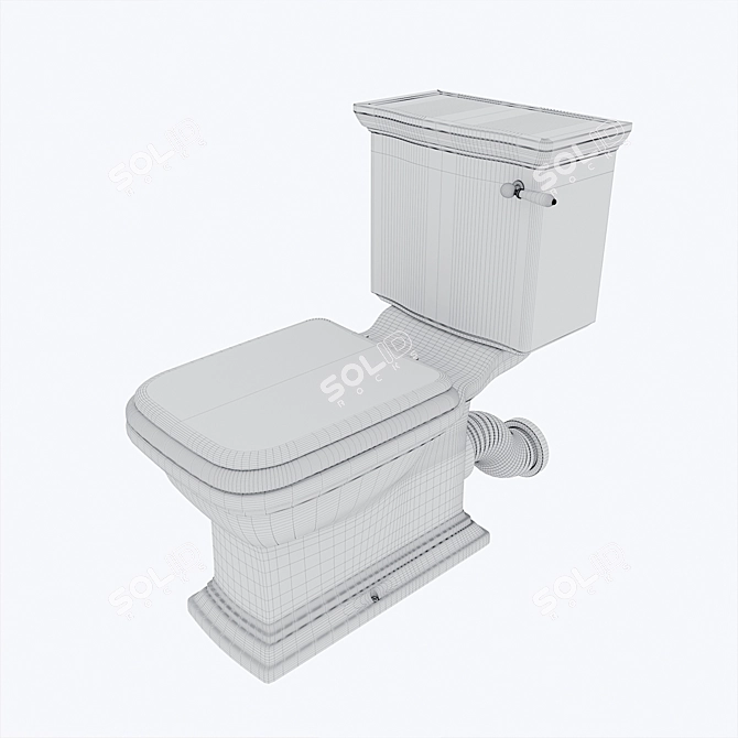 Imperial Redcliffe Close-Coupled Toilet 3D model image 3