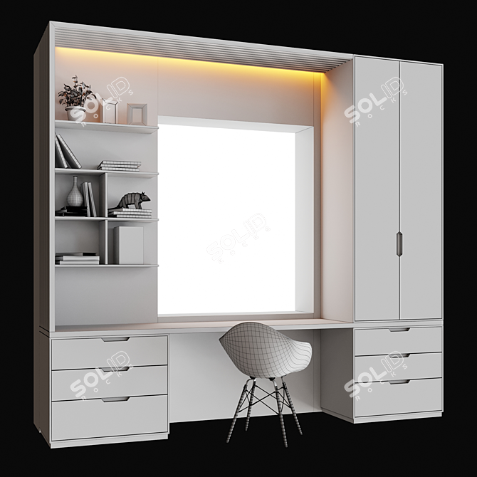 Multi-Functional Closet Table 3D model image 3