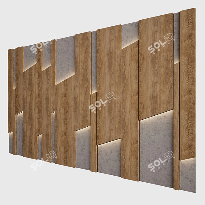 Versatile Wall Panel 42 3D model image 2