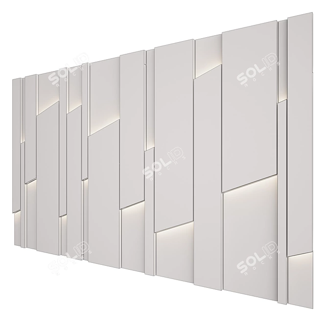 Versatile Wall Panel 42 3D model image 3