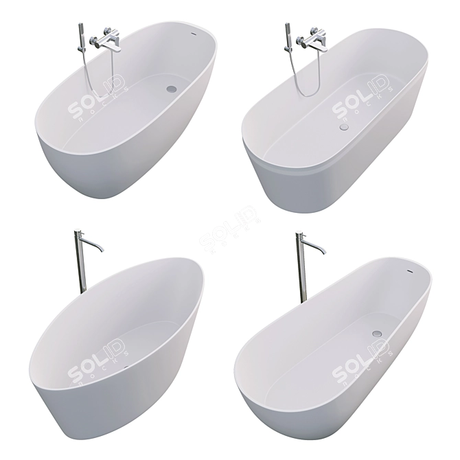 Luxury Bath Set: Arbi Collection 3D model image 1