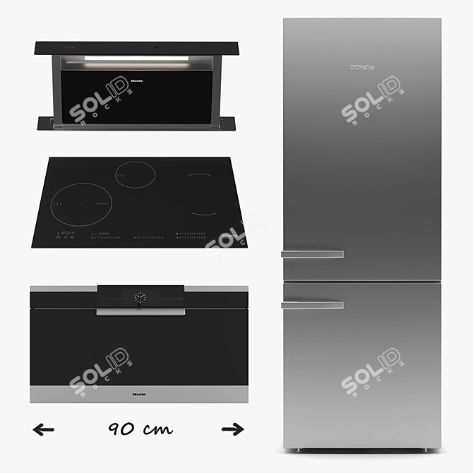 Miele 01: Premium Appliance Set 3D model image 1