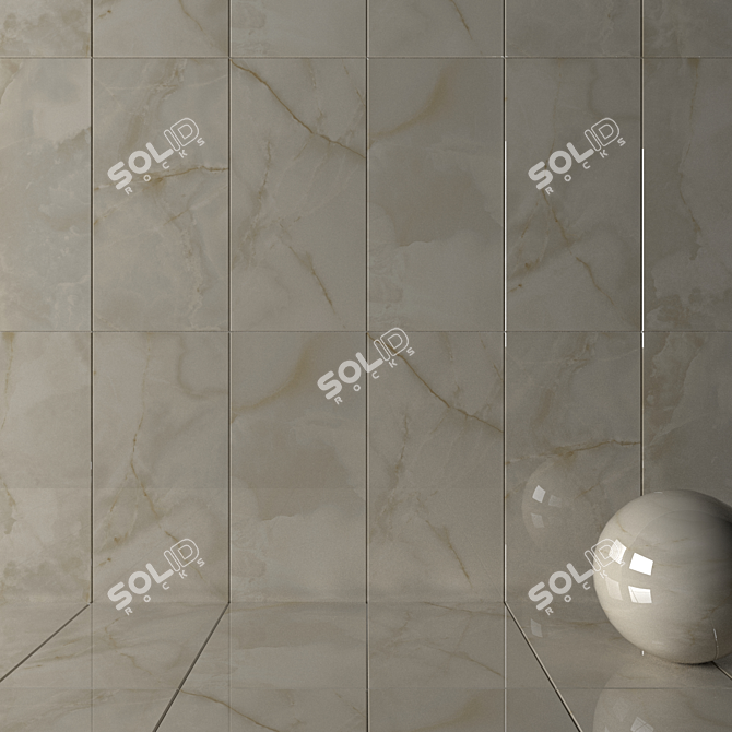 KALE Royal Marble Onyx Wall Tiles 3D model image 2