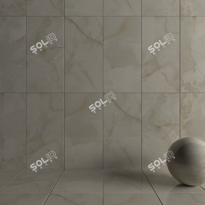 KALE Royal Marble Onyx Wall Tiles 3D model image 3