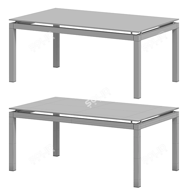 Modern Coffee Table Byblos 3D model image 2