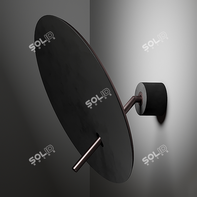 Elegant Lua Wall Sconce: Illuminating Style 3D model image 1