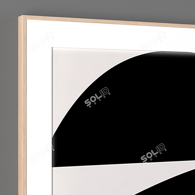 Wooden Frame Collection - 2 Frames 3D model image 3