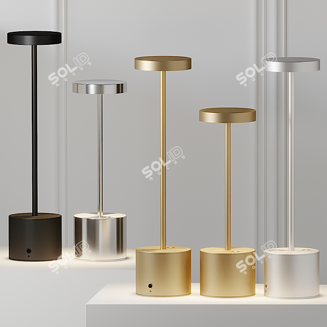 HISLE LUXCIOLE GM Table Lamp- Sleek & Stylish 3D model image 1