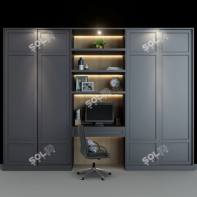 Efficient Workspace Solution 3D model image 1