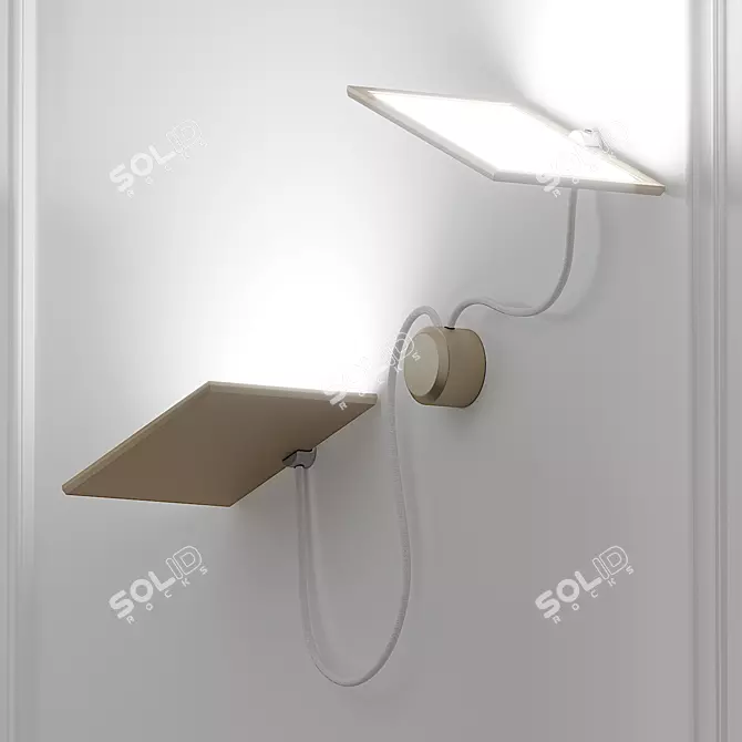 Elegant Italian Wall Sconce 3D model image 1