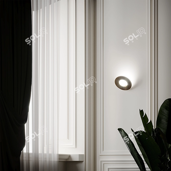 PASSEPARTOUT Brass Wall Sconce 3D model image 3