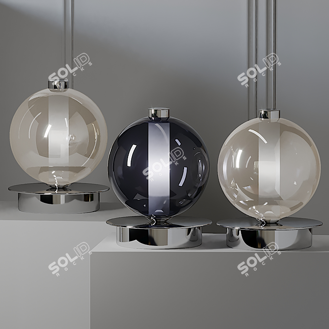 Eclisse Table Lamp by Cangini & Tucci 3D model image 1
