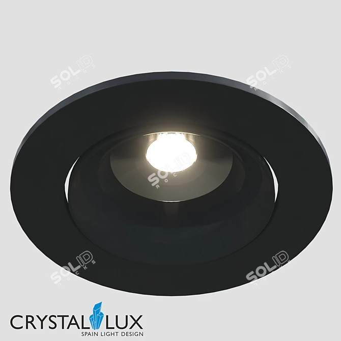 Crystal Lux Modern Pendant Light 3D model image 1