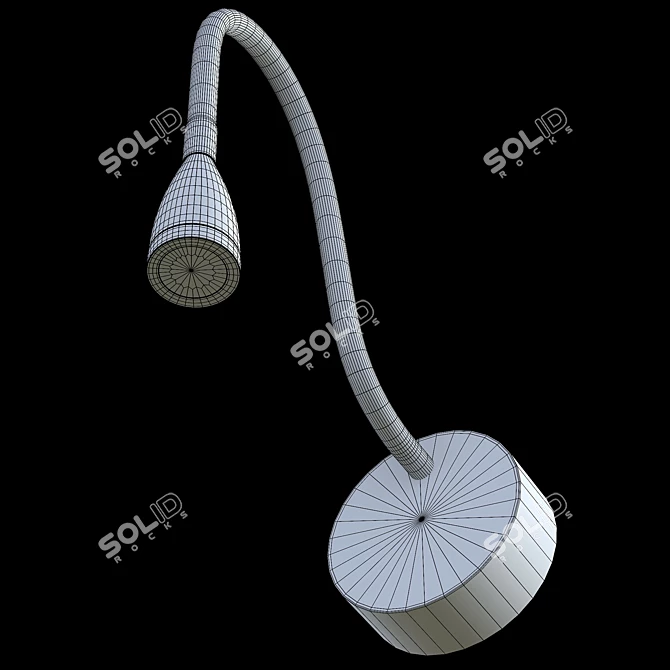 Crystal Lux CLT 212W BL Pendant: Modern Spanish Design 3D model image 2