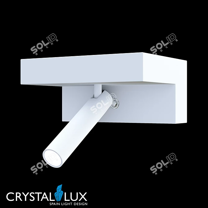 Crystal Lux 228W USB Pendant Light 3D model image 1