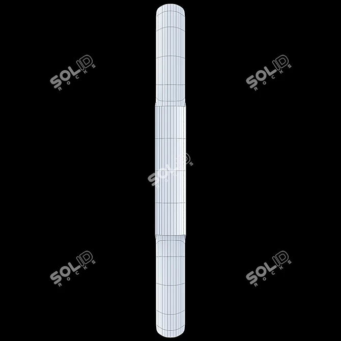 Crystal Lux CLT 332W2 BL-GO Wall Sconce 3D model image 2