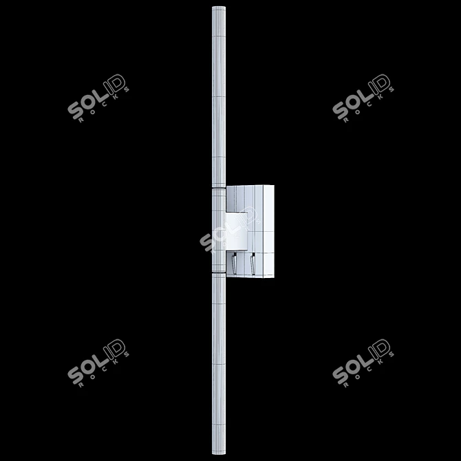 Crystal Lux Largo AP12W Black Pendant 3D model image 2