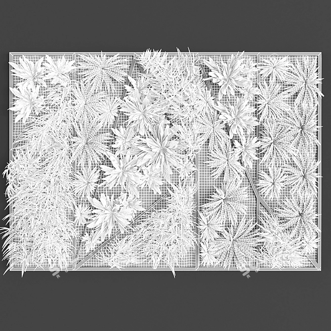 SpaceSaver Vertical Garden 3D model image 3