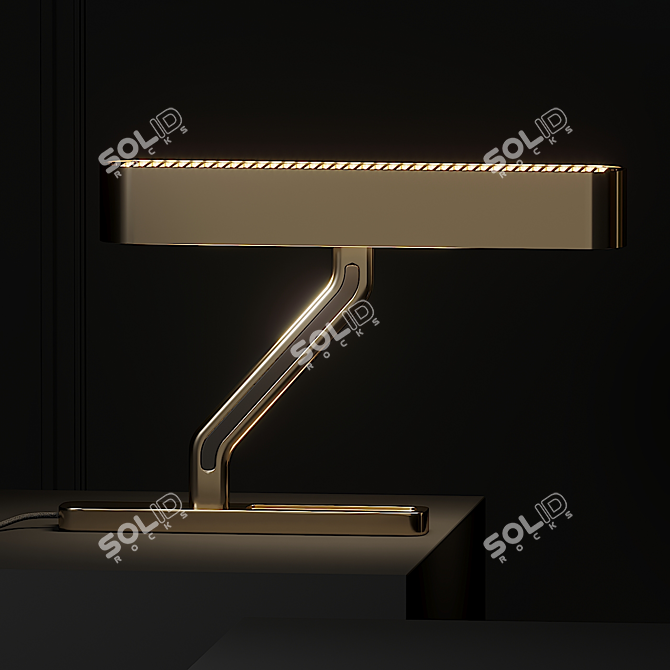 Sleek Colt Table Lamp 3D model image 2