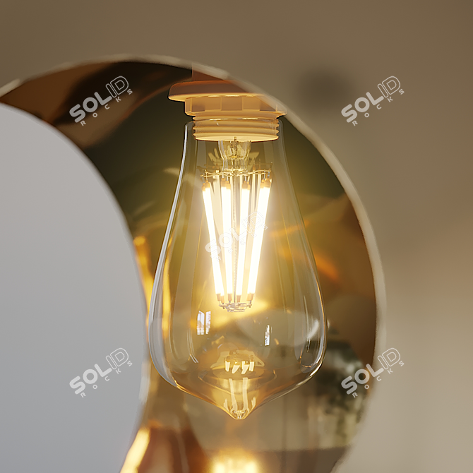 Modern BUBA Suspension Light by Viso 3D model image 2