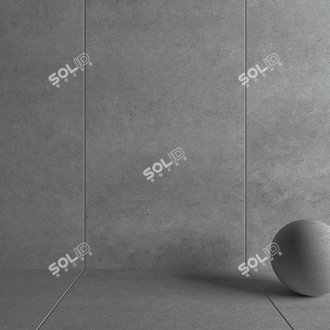 Aulla Graphite Wall Tiles - HD Textures 3D model image 3