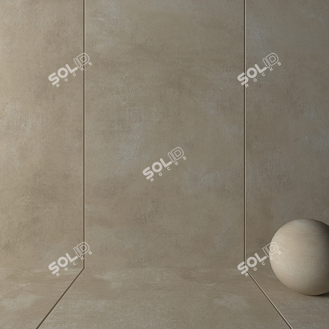 Epoxy Beige Wall Tiles: HD Multi-Texture Collection 3D model image 2