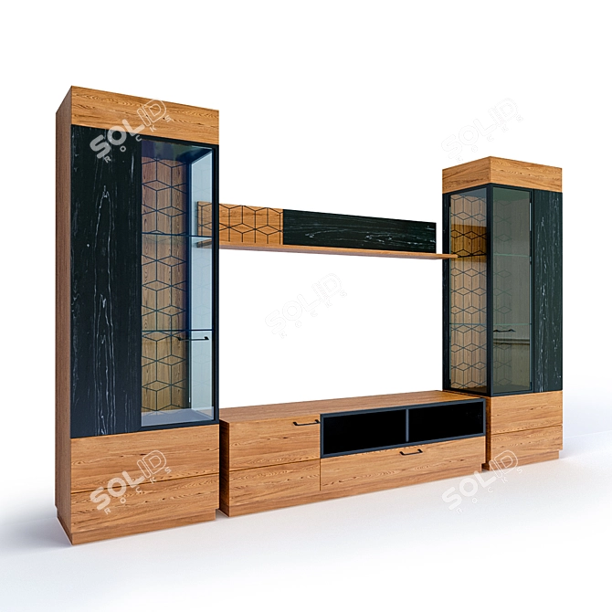 Title: Loft-inspired TV Cabinet and Stand by Szynaka 3D model image 1