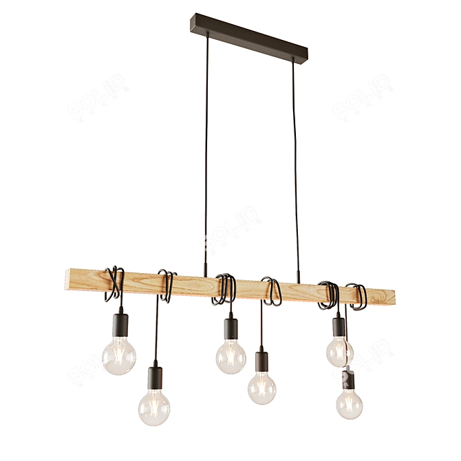 Eglo Townshend 95499 Pendant Light 3D model image 1