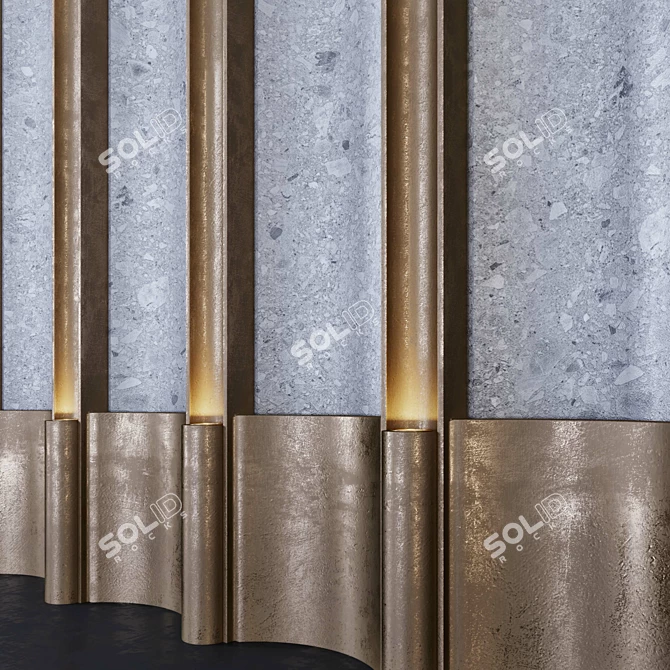 Modern Decor Wall Panel - PN5 3D model image 2