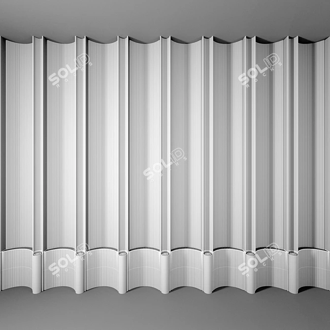 Modern Decor Wall Panel - PN5 3D model image 3