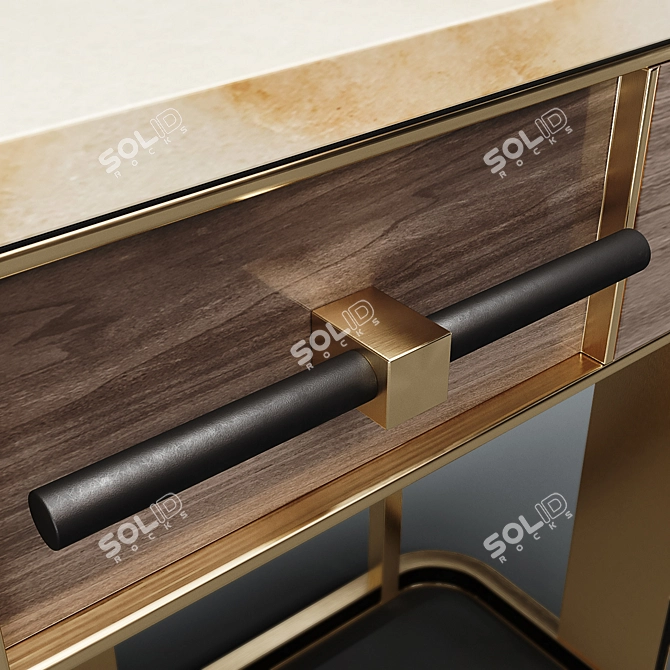 Ashi Desk - Modern Elegance at Frato 3D model image 2