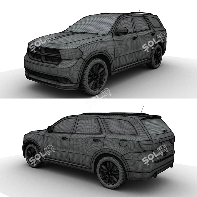 Dodge Durango 2011: High Detail 3D Model 3D model image 3