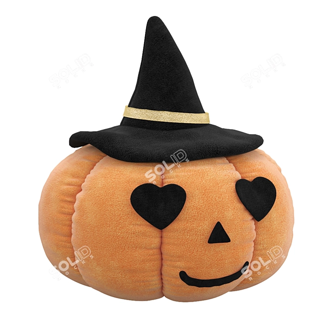 Halloween Pumpkin Plush Toy 3D model image 1