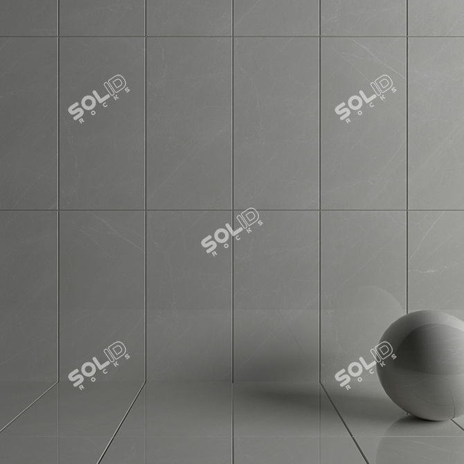 Royal Marble Motion Grey Wall Tiles 399 3D model image 3