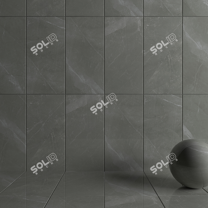 Royal Marble Pulpis Grey Wall Tiles 3D model image 3